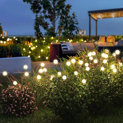 10 Led Light Fireflies Solar Garden Led Light Outdoor Waterproof Swaying Light Lawn Lamps For Courtyard Patio Pathway Decoration