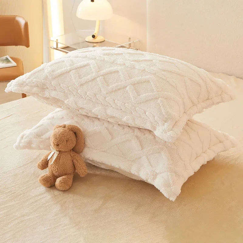 Soft fluffy plush duvet covers - various sizes