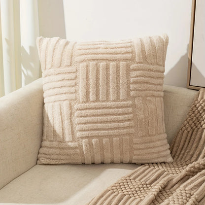 Plush Cushion Covers for Sofa - various colours, sizes and shapes