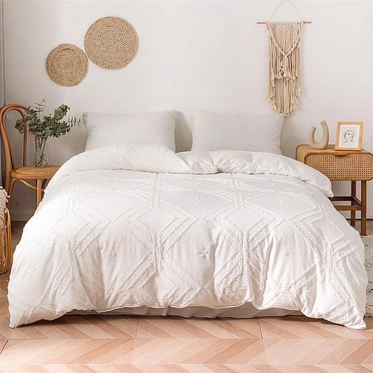 High Quality Textured Duvet Cover Set