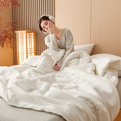 Japanese tatami Cooling Bed Comforter - Double Layer Yarn - Antibacterial