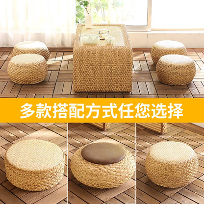 Rattan Japanese Style Small Coffee and Chairs