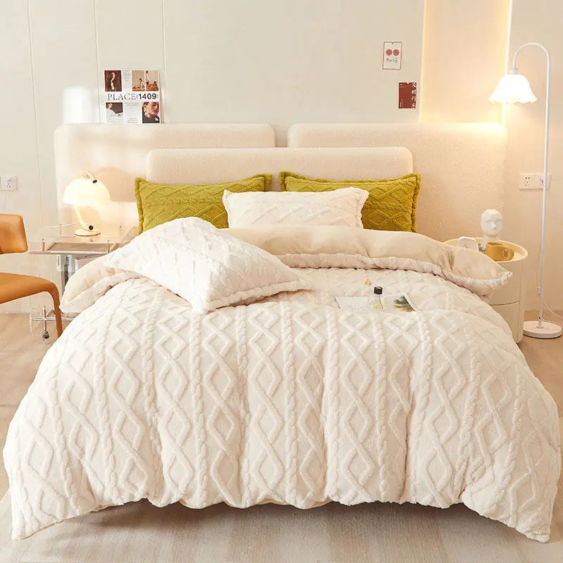 Soft fluffy plush duvet covers - various sizes