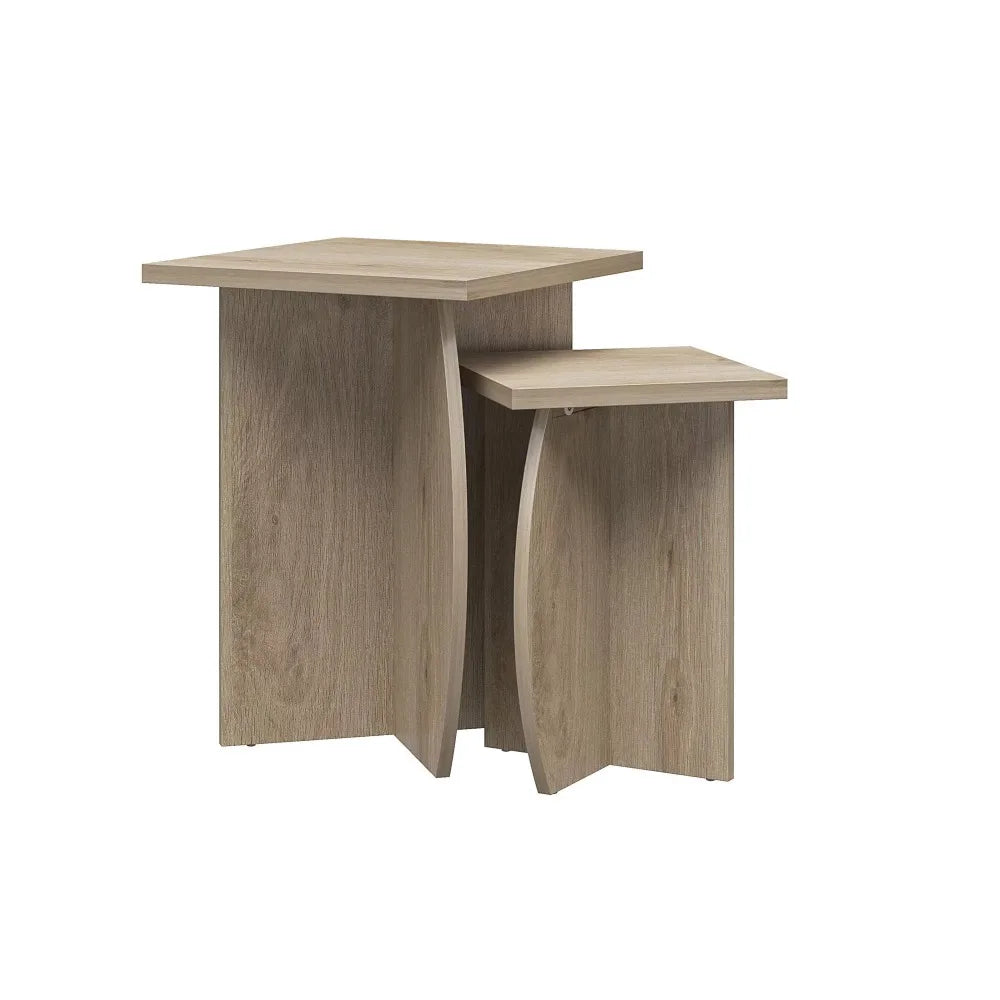 Japandi Style End Table and Side Table Living Room Furniture