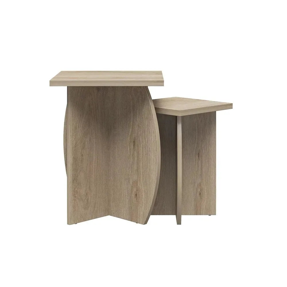 Japandi Style End Table and Side Table Living Room Furniture