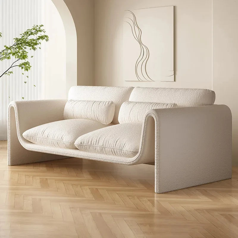 Japandi Style Furniture Luxury Fabric Lounge - Divani Da Soggiorno