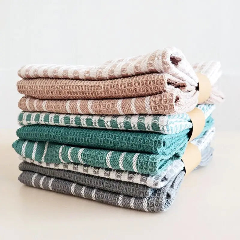 Japandi Style Cotton Dish Towel 3pc/pack