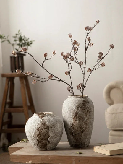 Japandi Style Hydroponic Flower Arranging Ceramic Vase